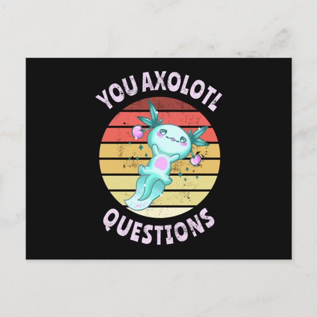 Postal You axolotl questions (Anverso)