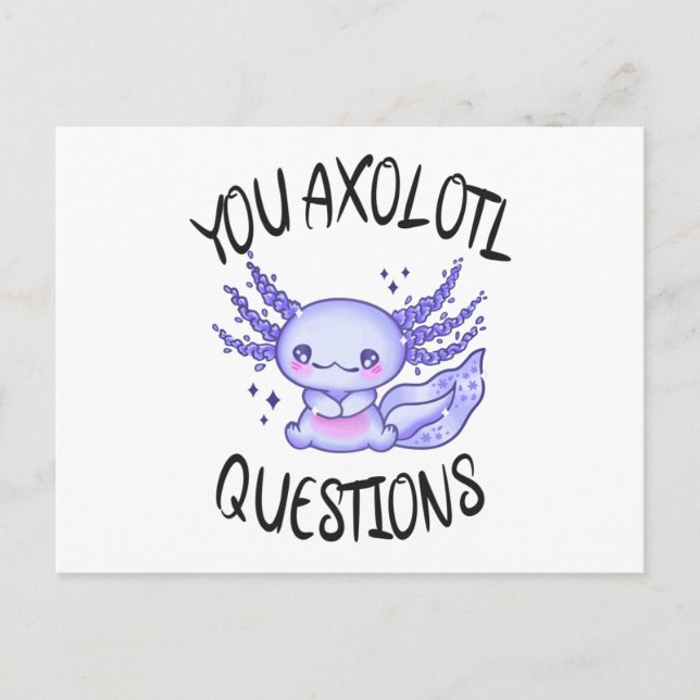 Postal You axolotl questions (Anverso)