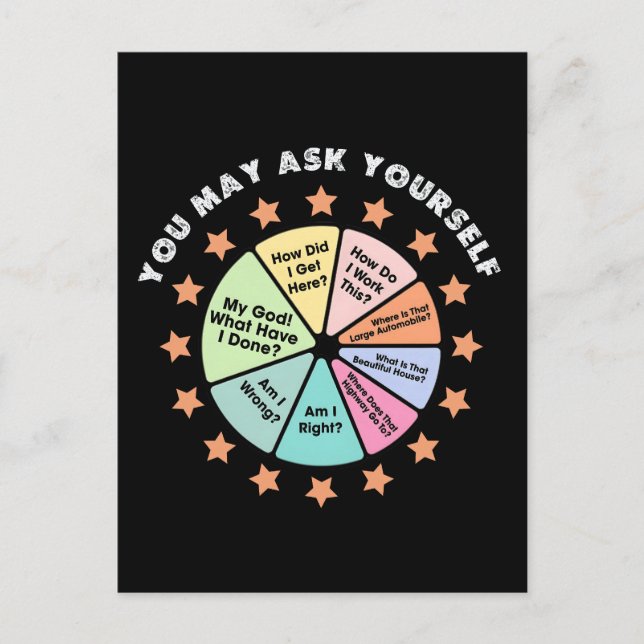 POSTAL YOU MAY ASK YOURSELF (Anverso)