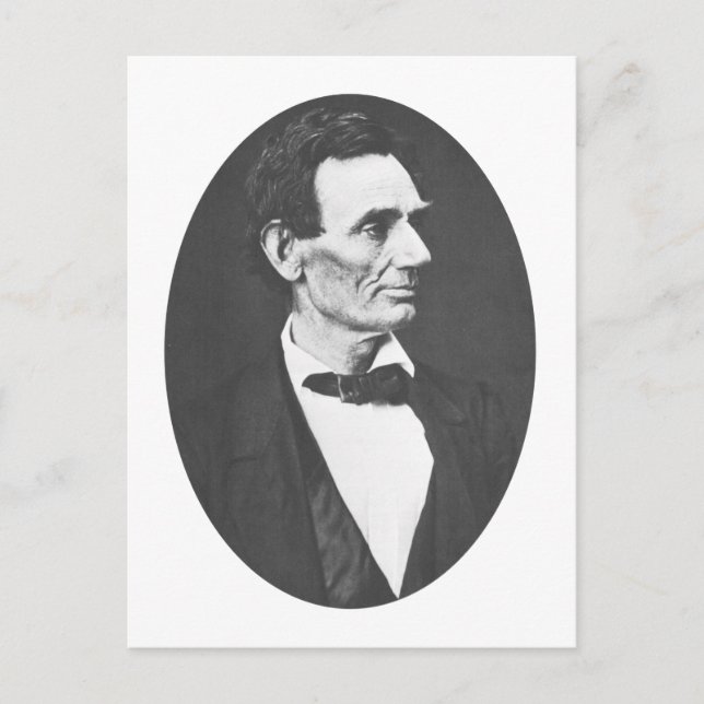 Postal Young Abraham Lincoln (Anverso)