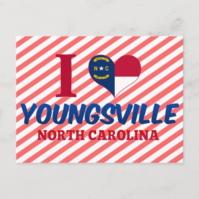 Postal Youngsville, Carolina del Norte (Anverso)