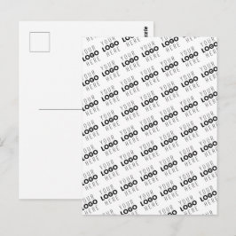 Postal Your Logo Simple Repeating Diagonal Pattern