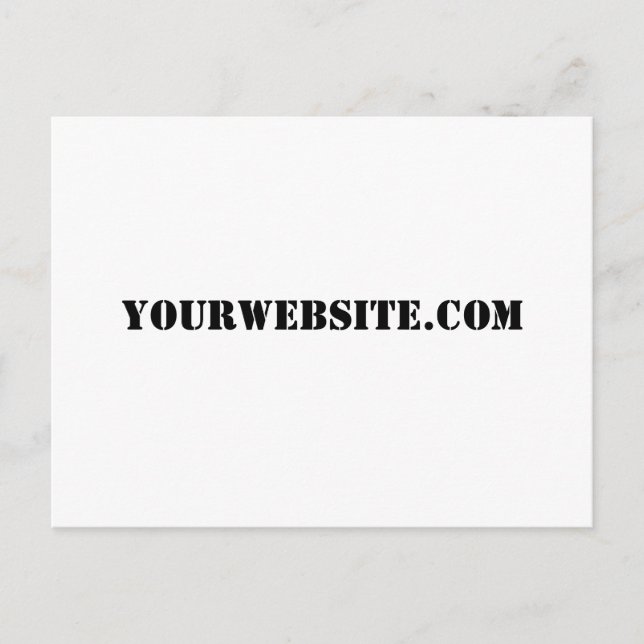 Postal YourWebSite.com (Anverso)