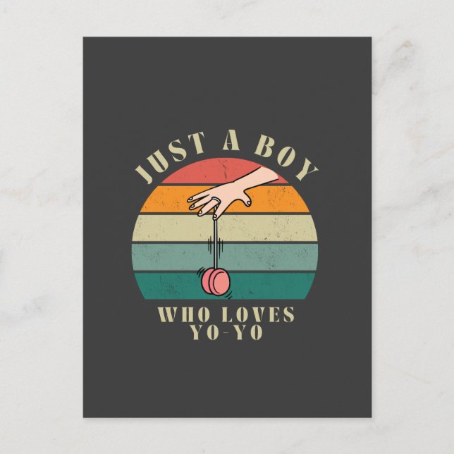 Postal Yoyo boy (Anverso)