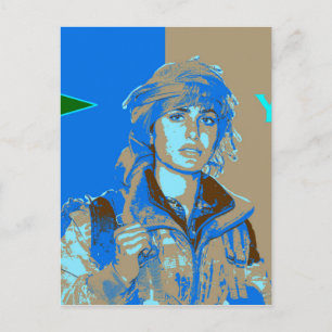Postal YPJ kurdo Combatir el arte 3