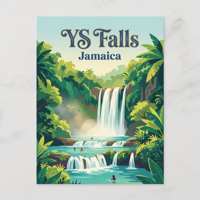 Postal YS Falls Jamaica (Anverso)