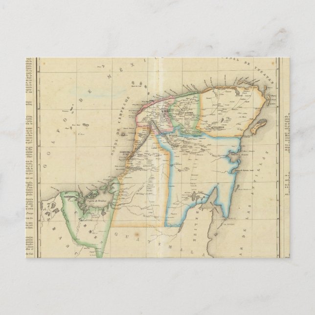 Postal Yucatán, México (Anverso)