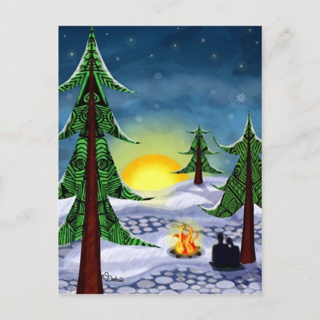 Postal Yule (Anverso)