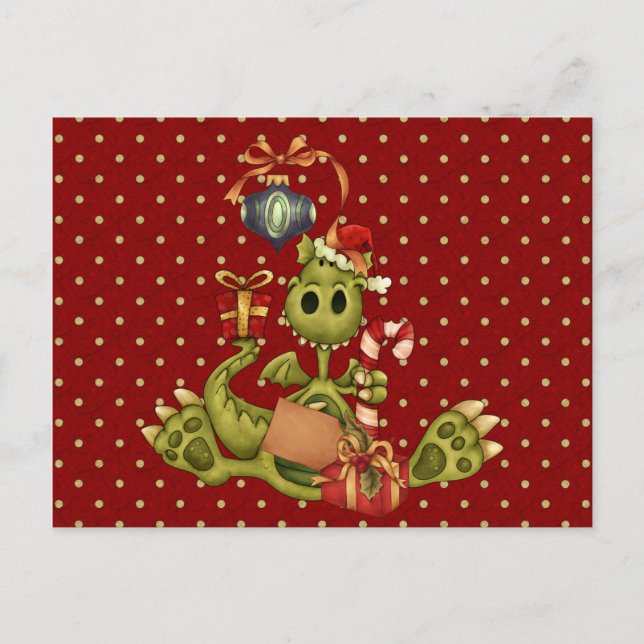 Postal Yule Dragon (Anverso)