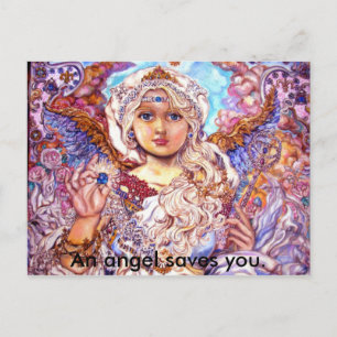 Postal yumi sugai angels, un ángel te salva.