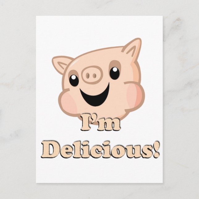 Postal Yummy Bacon (Anverso)