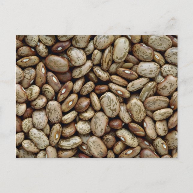 Postal Yummy Pinto frijoles (Anverso)