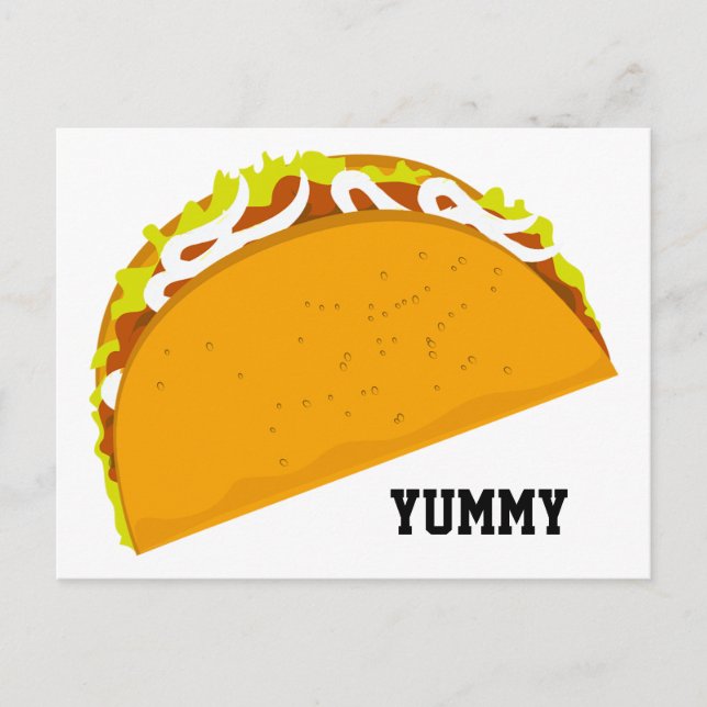 Postal Yummy Taco (Anverso)