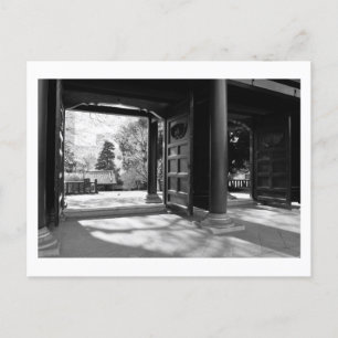 Postal Yushima Seido: Tokio, Japón (blanco y negro) Post