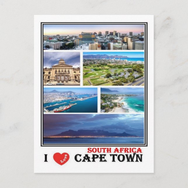 Postal ZA Sudáfrica - Ciudad del Cabo - (Anverso)