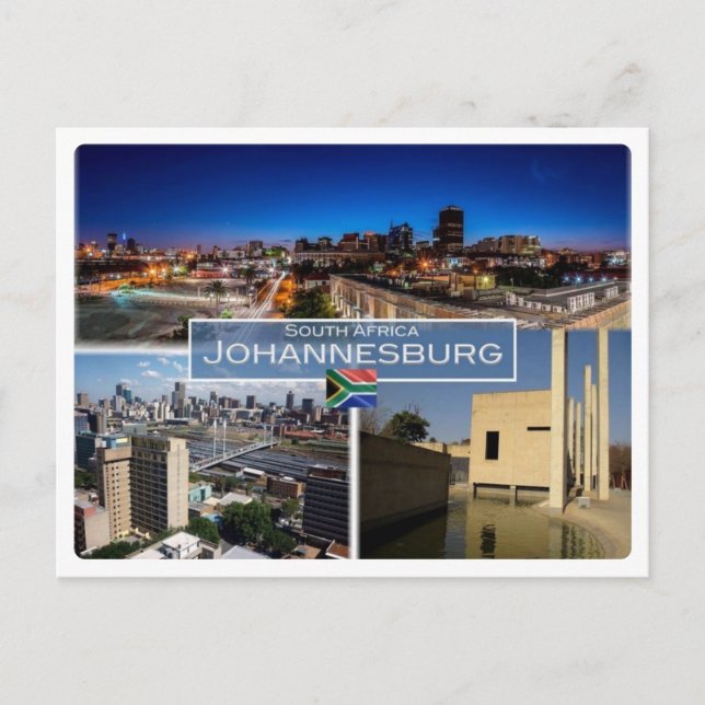 Postal ZA Sudáfrica - Johannesburgo Joburg - (Anverso)