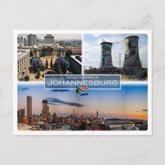 Postal ZA Sudáfrica - Johannesburgo Joburg - (Anverso)