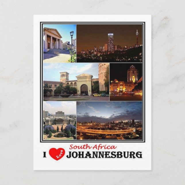 Postal ZA Sudáfrica - Johannesburgo Joburg - (Anverso)