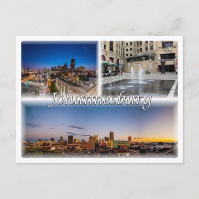 Postal ZA Sudáfrica - Johannesburgo Joburg - (Anverso)