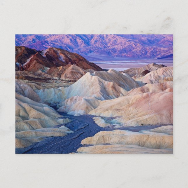 Postal Zabriskie Point Antes Del Amanecer (Anverso)