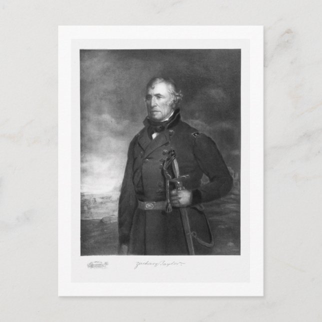 Postal Zachary Taylor, 12º Presidente de los Estados Unid (Anverso)