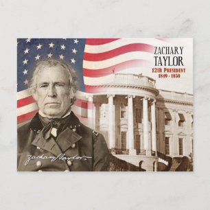 Postal Zachary Taylor - 12° presidente de los EE.UU.