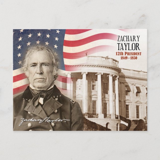 Postal Zachary Taylor - 12° presidente de los Estados Uni (Anverso)