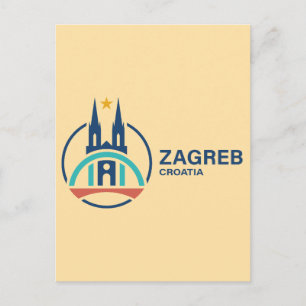 Postal Zagreb Croacia Europa