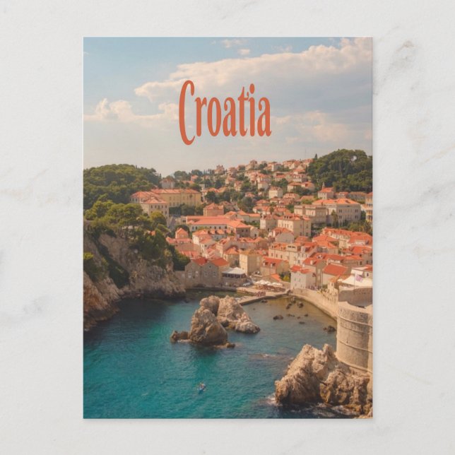 Postal Zagreb de Croacia (Anverso)