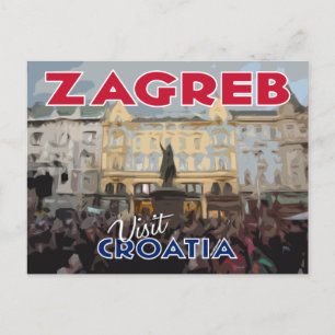 Postal Zagreb, visitar Croacia