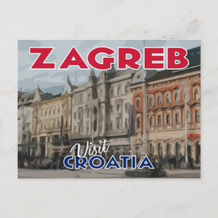 Postal Zagreb, visitar Croacia
