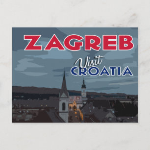 Postal Zagreb, visitar Croacia
