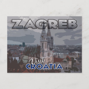 Postal Zagreb, visitar Croacia