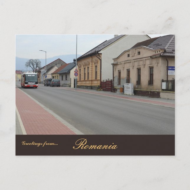 Postal Zalău Rumania (Anverso)