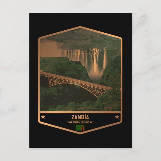 Postal Zambia (Anverso)