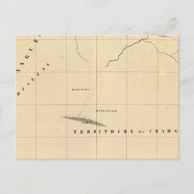 Postal Zambia, África 45 (Anverso)