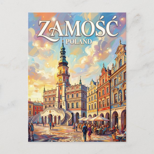 Postal Zamość Polonia (Anverso)