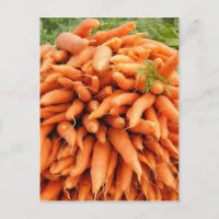 Zanahorias en el mercado de los agricultores