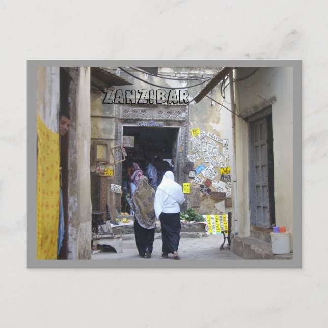 Postal Zanzíbar (Anverso)