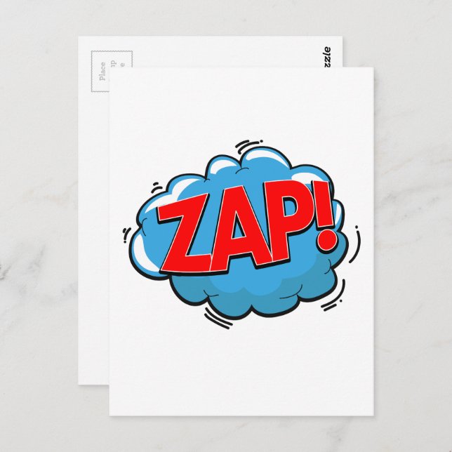 POSTAL ¡ZAP! (Anverso / Reverso)