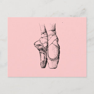 Postal Zapatillas de ballet