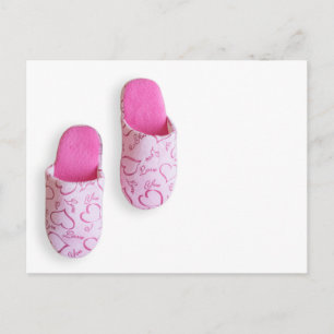 Postal Zapatillas rosas