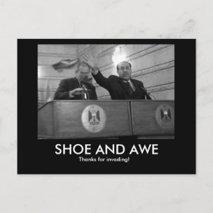 Postal Zapato de BUSH y Awe