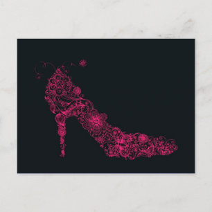 Postal Zapato de moda ~ Postcard