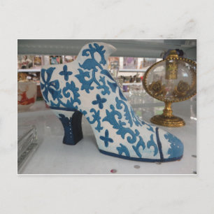 Postal Zapato Decorativo