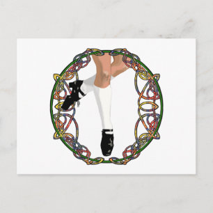 Postal Zapato duro de bailarina irlandesa