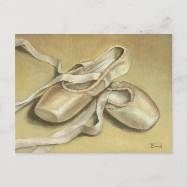 Postal Zapatos de ballet (Anverso)