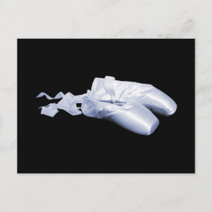 Postal Zapatos de ballet azul