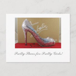Postal ¡Zapatos de bonito para Chicas!