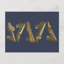 Postal Zapatos de época del siglo XIX